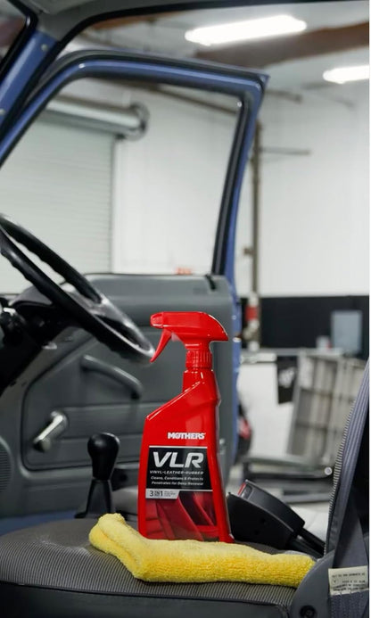 Mothers VLR Vinyl-Leather-Rubber Care, 24 oz. — Cleans, Conditions & Protects In One Step – pH Balanced Formula with Neatsfoot Oil & Lanolin To Protect Against Drying, Fading & Cracking (06524)