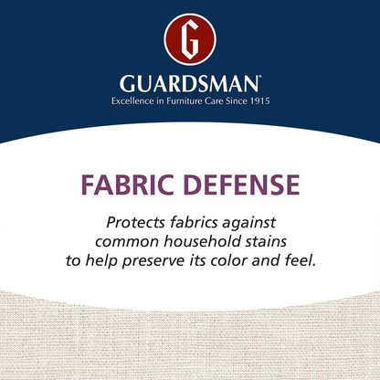 Guardsman Fabric Defense & Upholstery Water Repellent Spray, Protector & Stain Prevention for Microfiber, Rugs, Carpeting, Fabric Furniture, Apparel, and Shoes, Unscented, 11 oz
