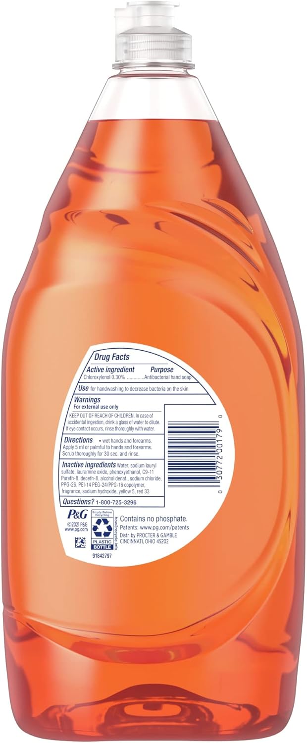 Dawn Ultra Antibacterial Dishwashing Liquid Dish Soap, Apple Blossom Scent - 7 fl oz