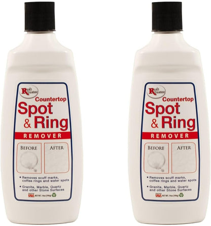 Rock Doctor Spot & Ring Remover, Works on Granite, Marble, Countertop & Quartz, Hard Water Mark & Spot Remover, Remove Coffee & Scuff Mark, 14 oz. Pack of 1