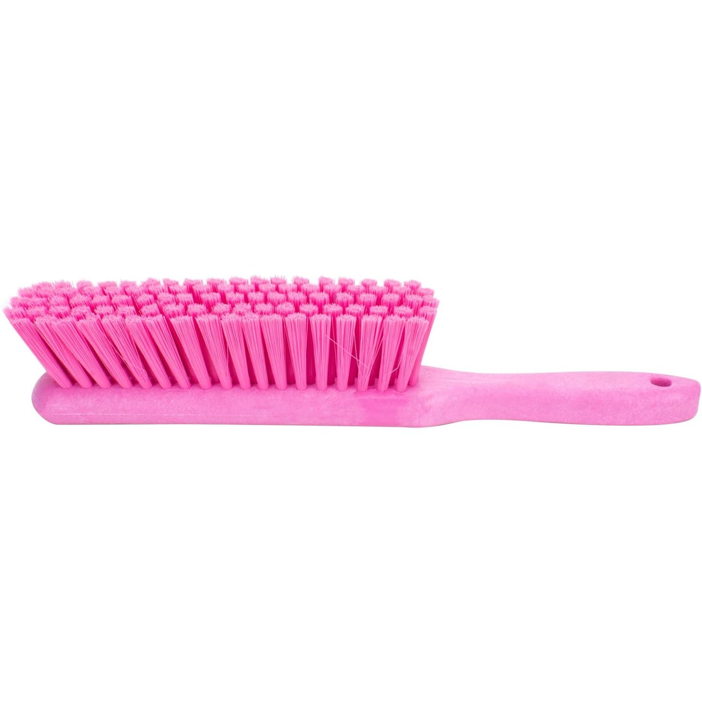 SPARTA Handheld Soft Counter Brush 8 Inch Bristle Span, Multi-Use Dust Brush with 5 Inch Handle for Tables, Countertops, and Delicate Surfaces, Polyester, Orange