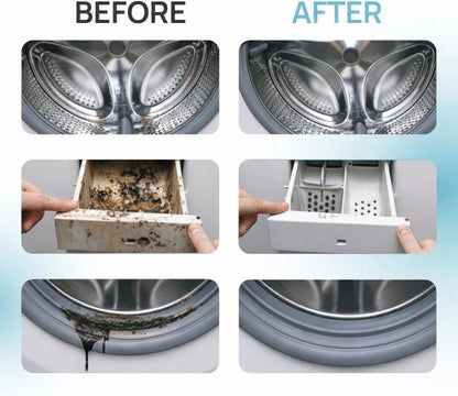 8 PCS Multi-Purpose Washing Machine Cleaning Brush, Dryer Vent Cleaner Kit, Crevice Brush for Bathroom, Grout & Sink, Household Tile Cleaning Tools, Long Handle Tools for Front Load & Top Load Washers