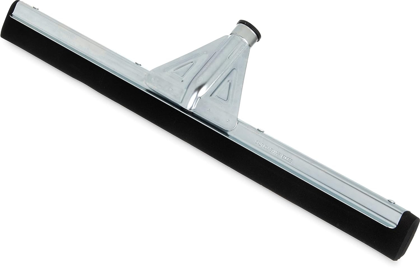 SPARTA Flo-Pac Floor Rubber Squeegee Window Squeegee with Reinforced Metal Frame for Floor, Bathroom, Kitchen, Concrete, Tile, Garage, Commercial Use, 22 Inches, Black