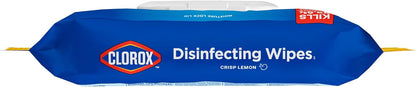 Clorox Disinfecting Wipes Flex Pack, Bleach Free, Fresh Scent, 75 Count (Pack May Vary)