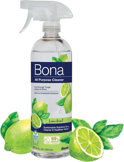 Bona All-Purpose Cleaner - Lavender White Tea Scent - 24 fl oz - Household Cleaner Cuts Through Tough Grease & Grime - Safe for Household Surfaces