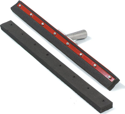 Carlisle FoodService Products Double Neoprene Floor Squeegee with Steel Frame, 1" Height, 30" Width, 12" Length, Foam Rubber, 30