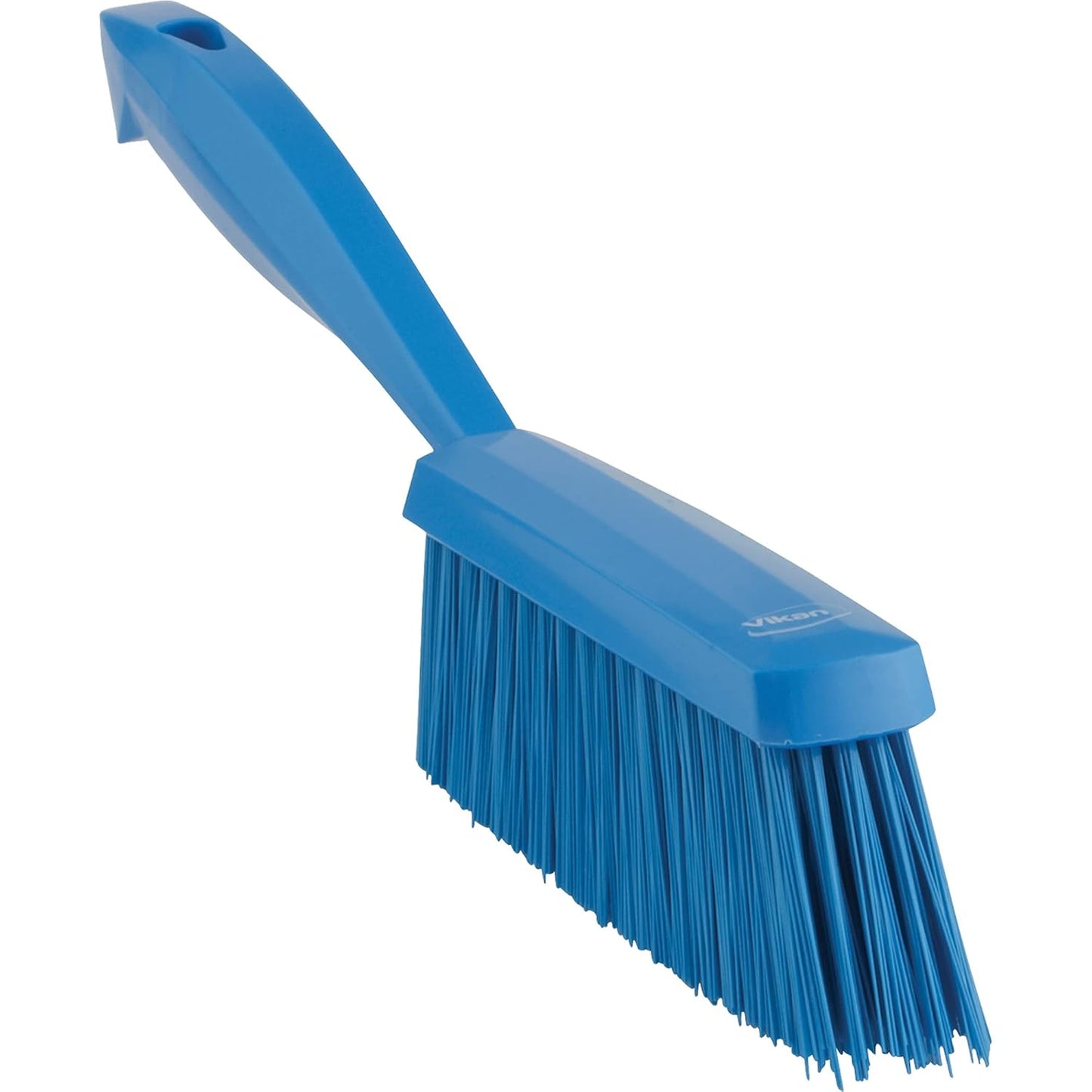 Vikan 45894 Bench Cleaning Brush, Polypropylene/Polyester Medium Bristle Dustpan Brush & Sweeper, 14 Inch, Red