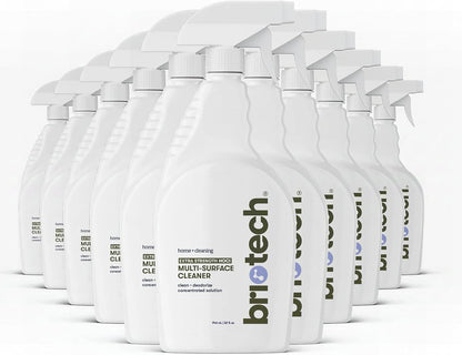 BRIOTECH Extra Strength HOCl Cleaner, 500 PPM Hypochlorous Acid Concentrate, ULV Foggers & Humidifiers, Professional Deodorizer for Dental, Offices, Schools, Homes, Peroxide Free, 32 fl oz