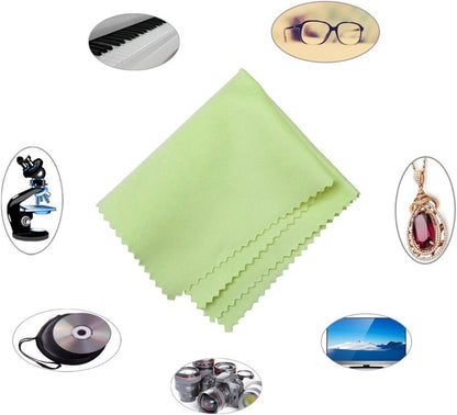 Microfiber Cleaning Cloths - for All LCD Screens, Tablets, Lenses, and Other Delicate Surfaces (8-Pack, 6x7)