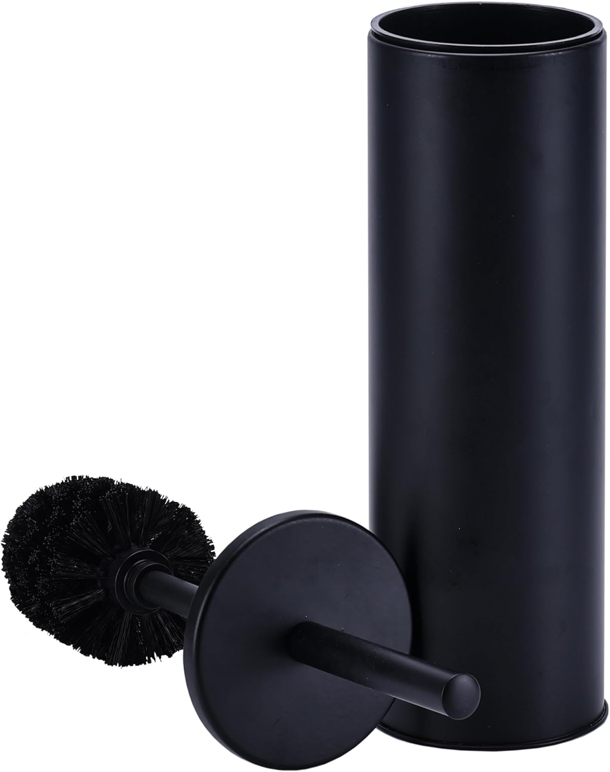 Deep & Sturdy Toilet Bowl Brush with Holder - Durable Scrubbing - Toilet Cleaners - Household Essentials - Bathroom Cleaner - Cleaning Supplies - Household Supplies, Painted Satin Gold