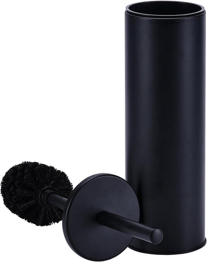 Deep & Sturdy Toilet Bowl Brush with Holder - Durable Scrubbing - Toilet Cleaners - Household Essentials - Bathroom Cleaner - Cleaning Supplies - Household Supplies, Painted Satin Gold