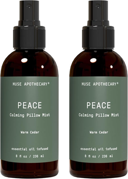Muse Apothecary Linen Ritual - Aromatic, Soothing, and Relaxing Linen Spray for Bedding, Laundry and Fabric Spray Freshener - Infused with Aromatherapy Essential Oils - Lavender Serenity