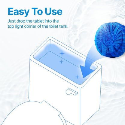 Disposable Toilet Bowl Cleaners(20 Tablets) Odor Eliminator, Fresh Scent, Multipurpose Residential and commercial Toilet Cleaners 2-3 week Lasting Toilet Bowl Cleaner