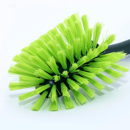 Pine-Sol Scrub Brush Set - Long Handle Cleaning Brushes with Heavy Duty Bristles and Comfort Grip - Scrubbers for Kitchen, Household, and Dishwashing, 5 Pieces