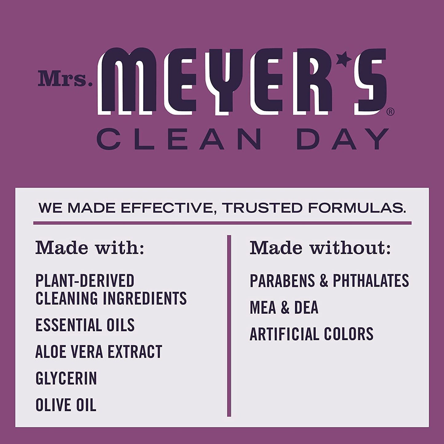 Mrs. MEYER'S Liquid Hand Soap Variety, 1 Plum Berry Refill, 1 Plum Berry Hand Soap (Vareity Pack)
