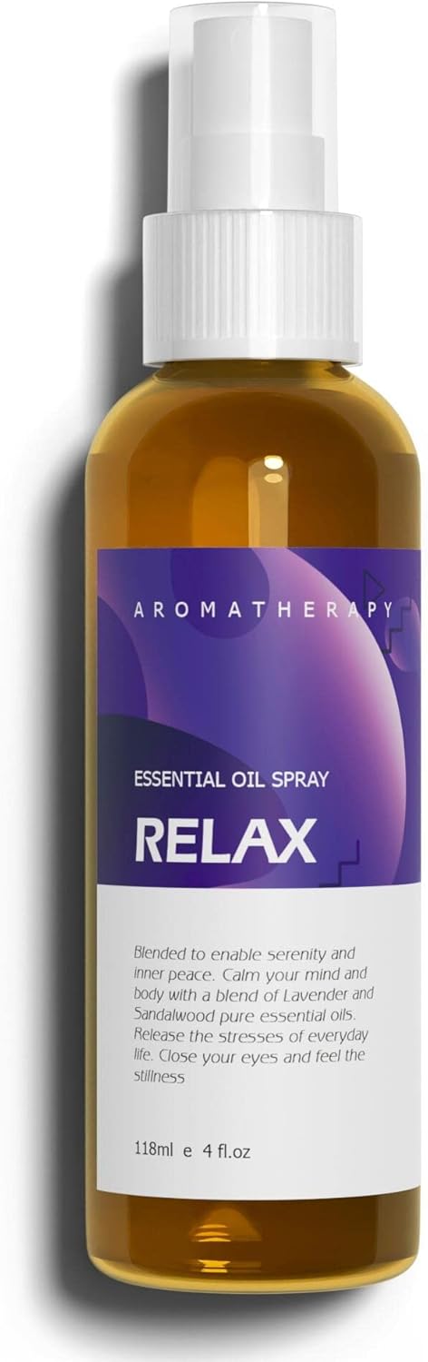 Benatu Citrus Vanilla Essential Oil Blend Spray for Body and Hair, Multi-Use Natural Uplift Scent Aromatherapy Room Linen Mist for Bedding, Pillow, Fabric, Car 4 fl oz