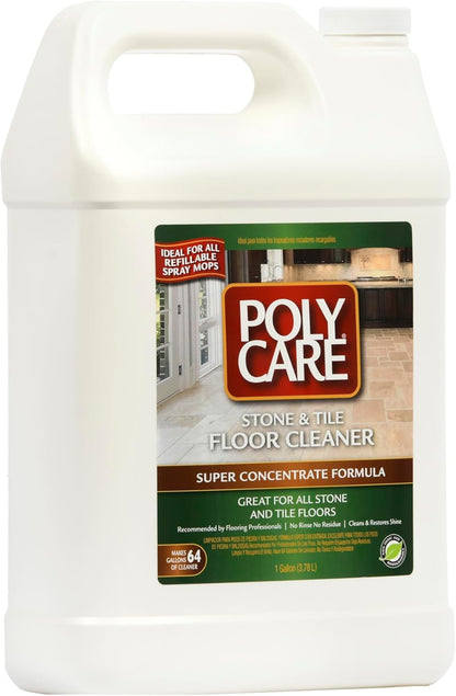 Hardwood Floor Cleaner Super Concentrate - 128 Fl Oz - Fresh- Dilute Concentrate with Water for Spray Mops and Spray Bottles - Residue-Free Floor Cleaning Solution