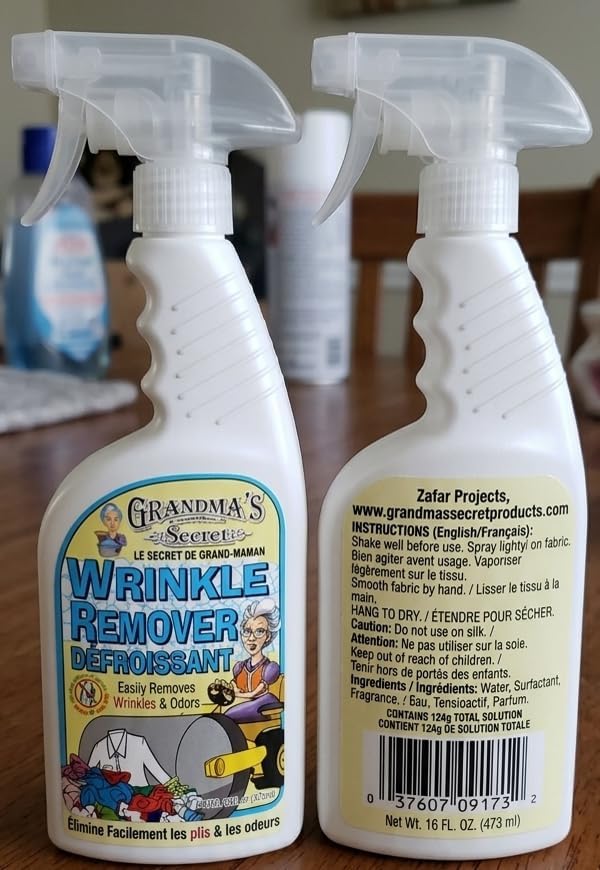 Grandma's Secret Spot Remover Laundry Spray - Chlorine, Bleach and Toxin-Free for Clothes - Fabric Stain Remover Removes Oil, Paint, Blood and Pet Stains - 16 oz & 2 oz Combo, DuoPack