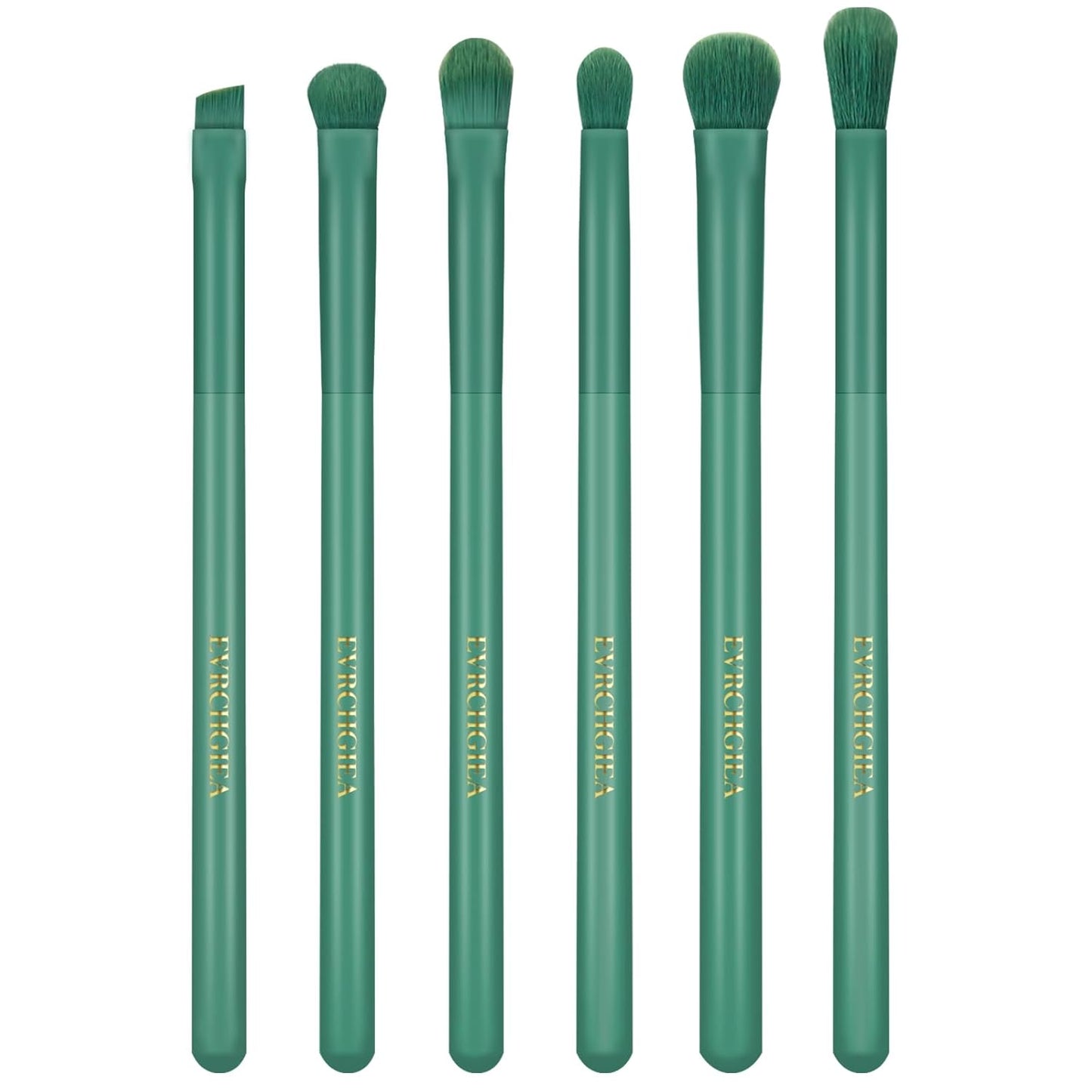 Eye Makeup Brush Set, 6 Pcs Professional Blending Eyeshadow Makeup Brushes for Concealer Eyebrows Eyeliner, Soft Hairs & Wood Handle