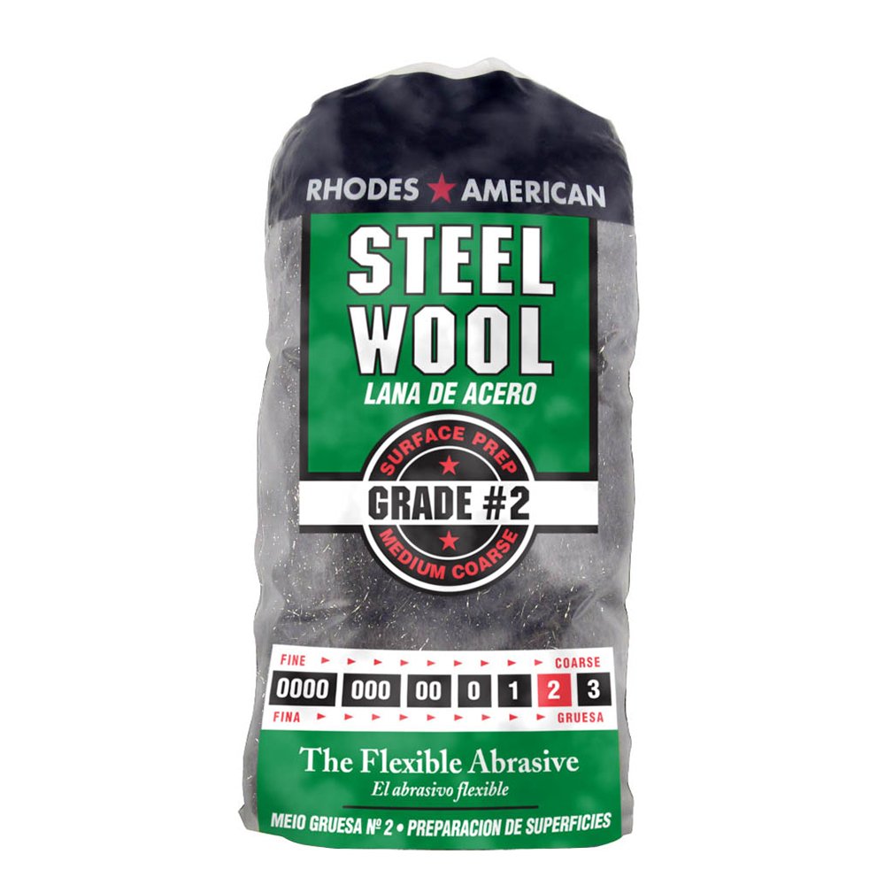 Homax - 33873210009 Steel Wool, Extra Fine Grade #000, 12 Pads