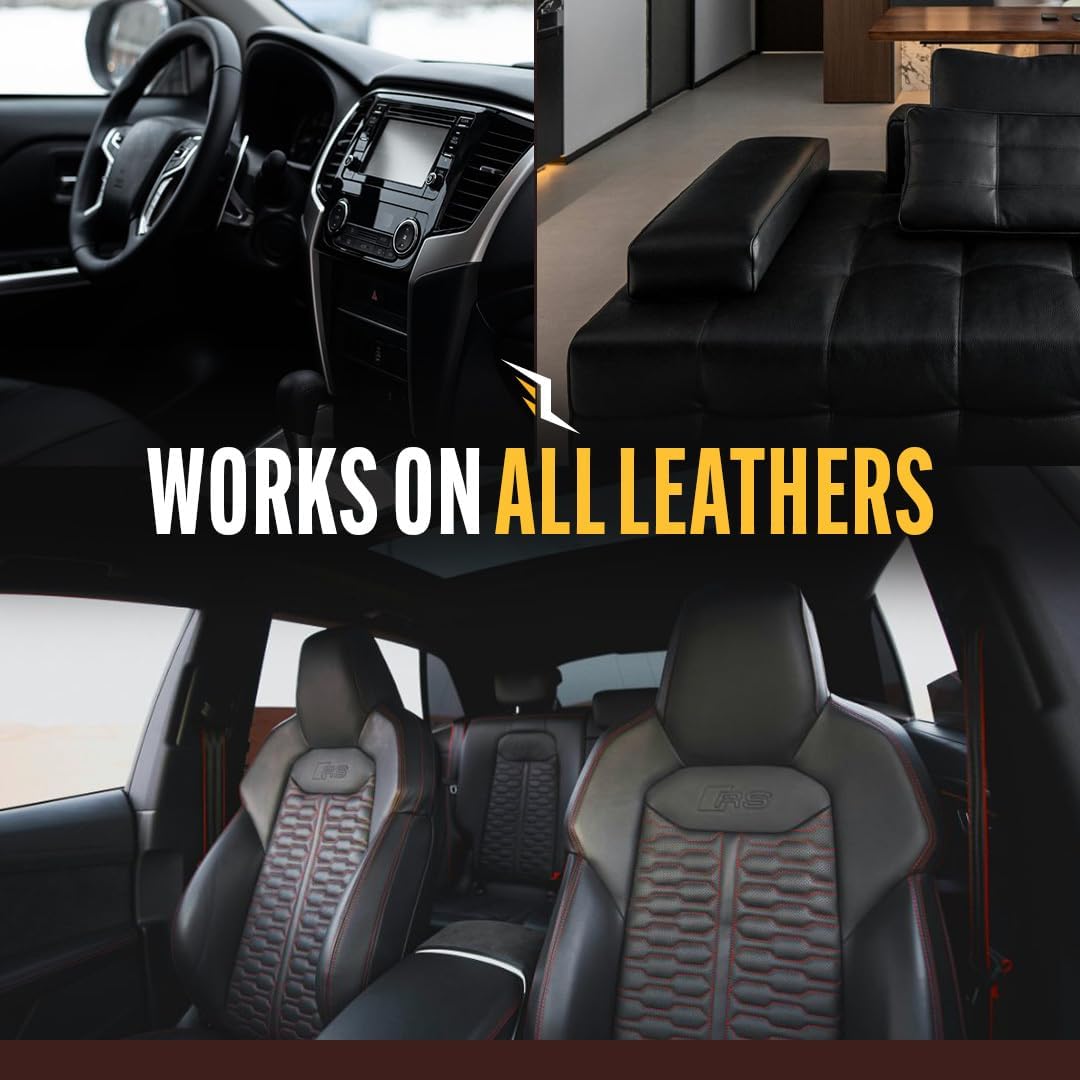 Legendary Leather Cleaner - Colorless Interior Car Cleaner & Interior Detailer - Lifts Dirt, Grime & Spots with a Natural Finish - Car Cleaning Supplies for Your Truck, SUV & Van