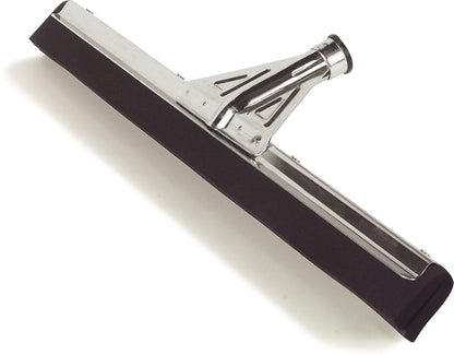 SPARTA Flo-Pac Floor Rubber Squeegee Window Squeegee with Reinforced Metal Frame for Floor, Bathroom, Kitchen, Concrete, Tile, Garage, Commercial Use, 22 Inches, Black