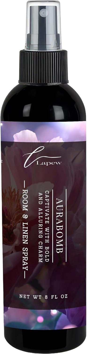 Lapew Room & Linen Spray | Fragrance Mist for Home, Car & Office | Fabric & Air Freshener | Neutralizing Mist | Made in USA | Cozy Cinnamon & Apple - Colors B