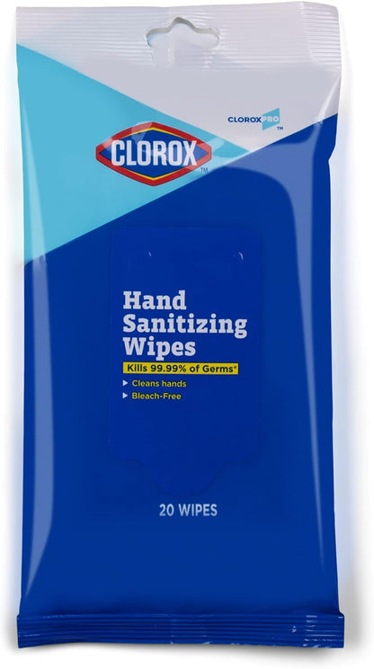Clorox Pro Alcohol Free Hand Sanitizer Wipes with BZK, Gentle Bleach-Free Sanitizing Wipes for Hands - 0.13% BZK Formula, FDA Registered, Resealable Bulk Canister, 270 Count