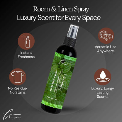 Lapew Room & Linen Spray | Fragrance Mist for Home, Car & Office | Fabric & Air Freshener | Neutralizing Mist | Made in USA | Cozy Cinnamon & Apple - Colors B