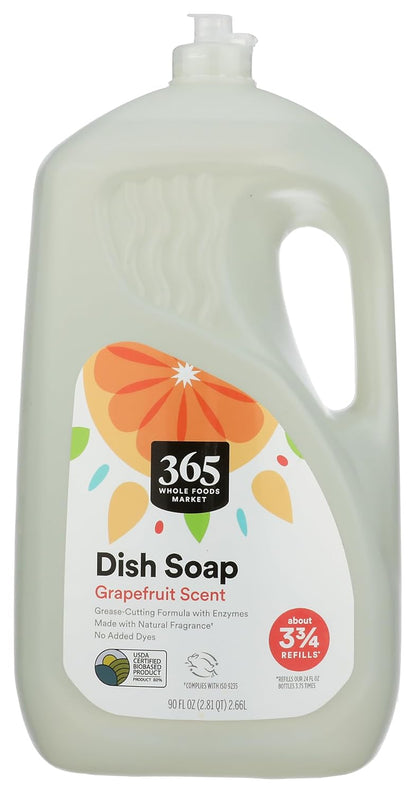 365 by Whole Foods Market Grapefruit Dish Soap Refill, 90 FZ