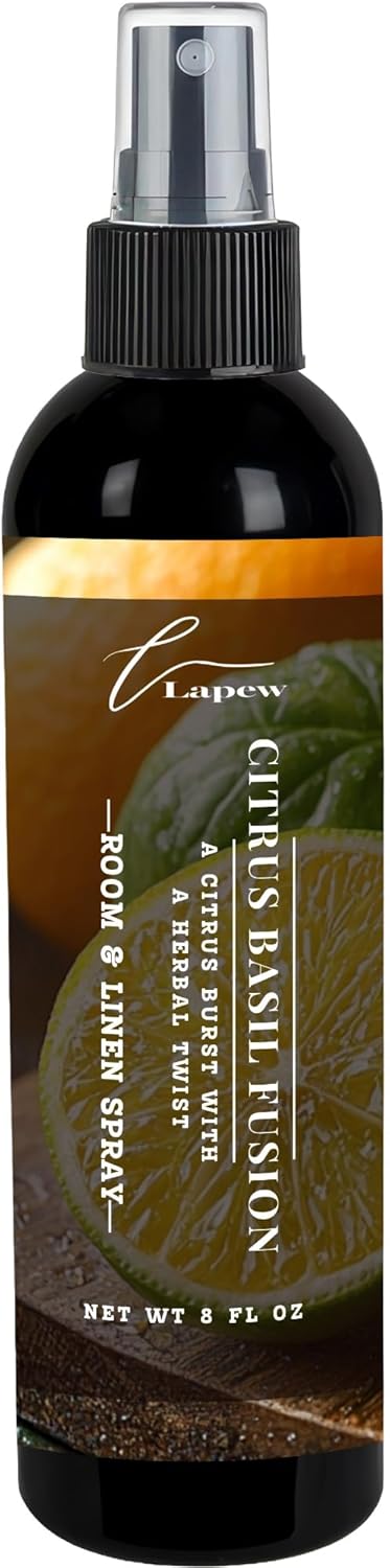 Lapew Room & Linen Spray | Fragrance Mist for Home, Car & Office | Fabric & Air Freshener | Neutralizing Mist | Made in USA | Cozy Cinnamon & Apple - Colors B