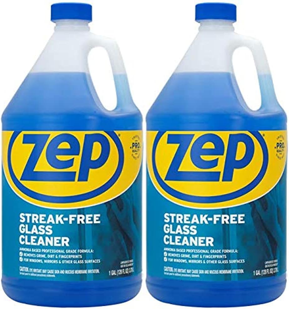 Zep, ZU1120128, Streak-Free Glass Cleaner, 128 ounce