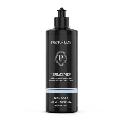 Preston Lane Luxury Dish Soap, Mayfair Scent | Plant Powered Formula with Essential Oils | Tough on Grease, Gentle on Hands | Vegan, Cruelty Free, Clean Ingredients