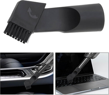 Vacuum Cleaner Attachment 5PC, Household Cleaning Vacuum Brushes Cleaner with Adapters for Shop Vac Accessories, Inner Diameter 1.37inch Suction Flat Head & Round Brush T-shaped Sofa Suction Nozzle