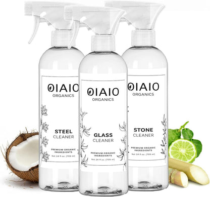 Non-Toxic Tub, Tile & Shower Cleaner - Natural Organic Ingredients that Truly Perform - 24oz - Light Coconut, Citrus & Wood Scent