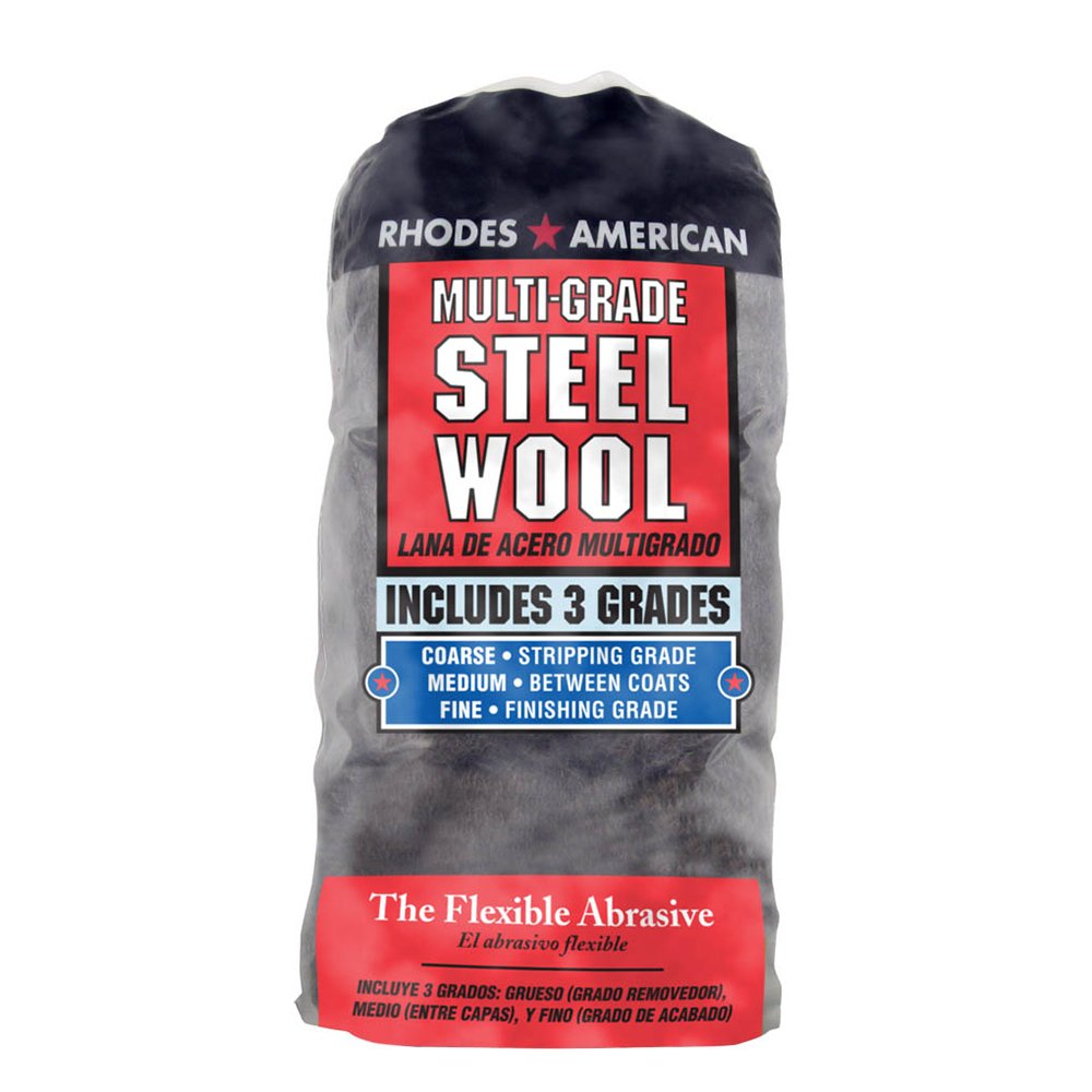 Homax - 33873210009 Steel Wool, Extra Fine Grade #000, 12 Pads