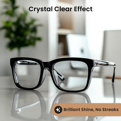 EVEO Glasses Cleaner Spray - Eyeglass Cleaner Lens Cleaner No Streaks Technology & Microfiber Cleaning Cloth - Glasses Cleaning Kit, Eye Glass Cleaners Spray - Screen & Eye Glasses Kit - 2 Pack