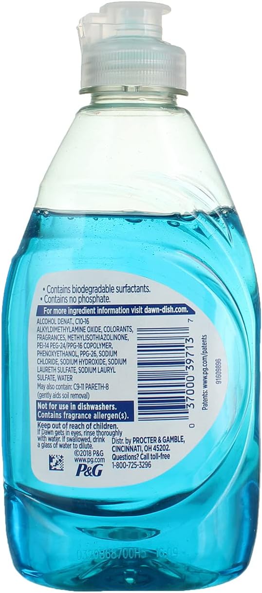 Dawn Dishwashing Liquid, Original Scent, 38 fl oz