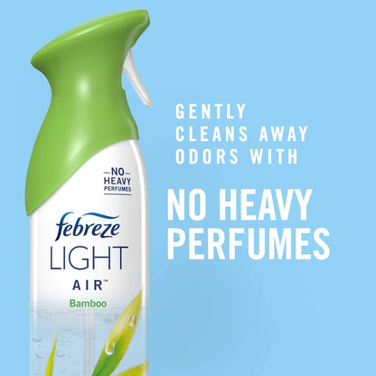 Febreze Air Mist Air Freshener Spray, Odor-Fighting Room Spray, Air Fresheners for Home and Bathroom and Kitchen, Aerosol Can, Light Lavender Scent, 8.8oz, 2 Count