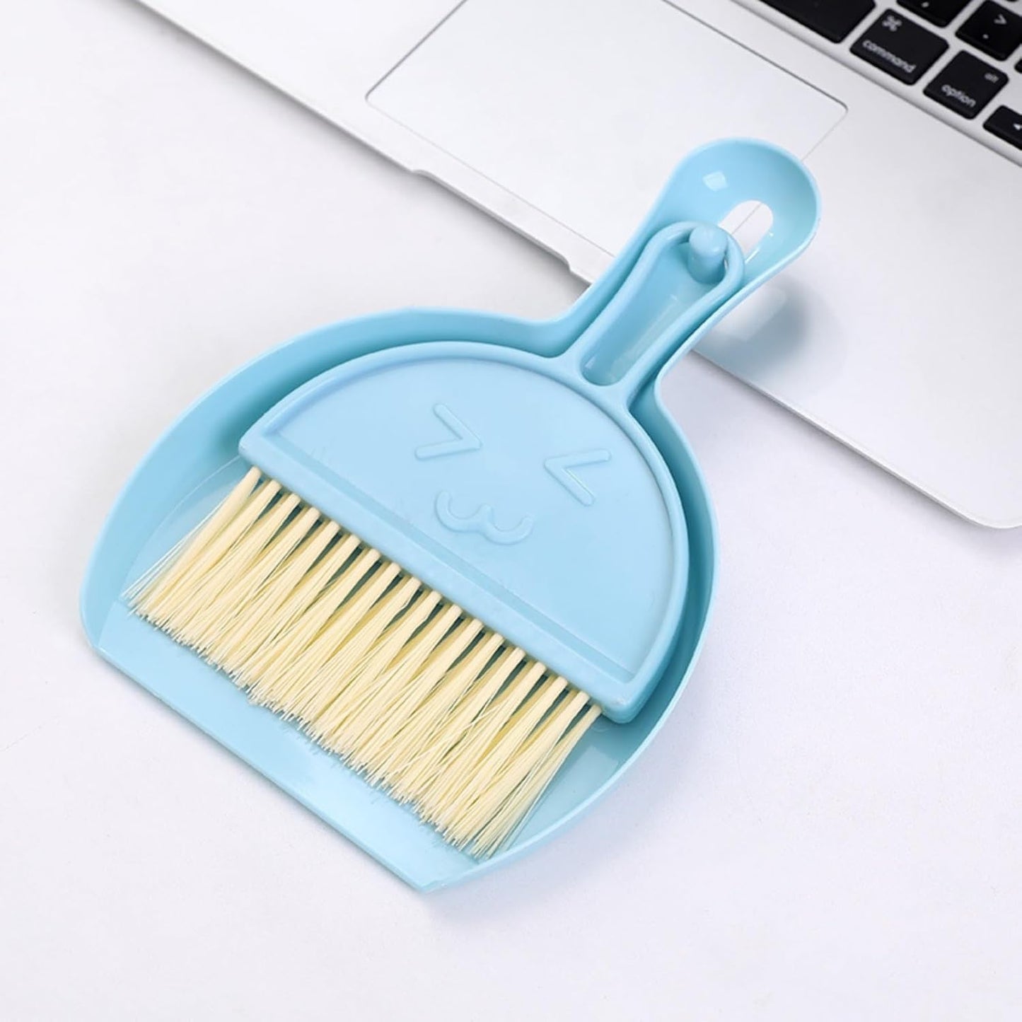 TAORANJU Small Broom and Dustpan Set, Portable Mini Dustpan and Brush Set, Lightweight Dust Pan and Brush Set, Desktop Cleaning Supplies for Tabletop, Keyboard, Small Space and Pet Areas