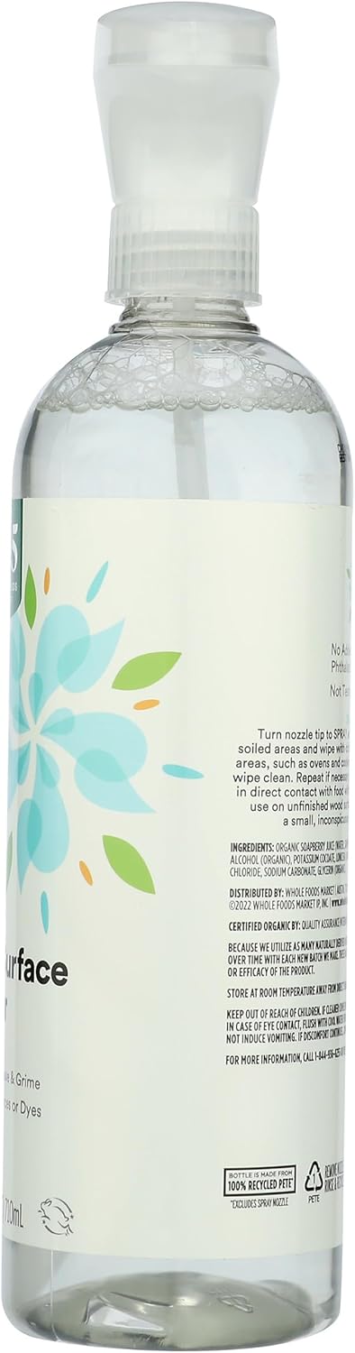 365 by Whole Foods Market, Organic Multi-Surface Cleaner, Unscented, 24 Fl Oz