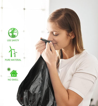 Teivio Large Clear Trash Bags 55-60 Gallon 20 Counts Fit 50,55,60,Gal All Purpose Garbage Bags, Extra Large Lawn and Leaf Bags Outdoor Trash Can Liner, Drum Liners, Workshops, Backyard