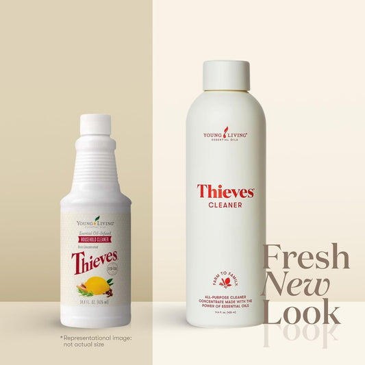 Thieves Household Cleaner | 14.4 oz | Plant-Based Multi-Surface Solution Infused with Essential Oils | Dilute for Floors, Carpets, Glass, Counters, Appliances, and General Home Cleaning