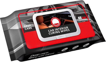 Vehicle Cleaning Wipes - Long-Lasting Multifunctional Wet Cloth, Glass and Oil Film | Automotive Trailer RV Sedan Pickup Bike Tractor Truck Dashboard Interior Exterior Maintenance