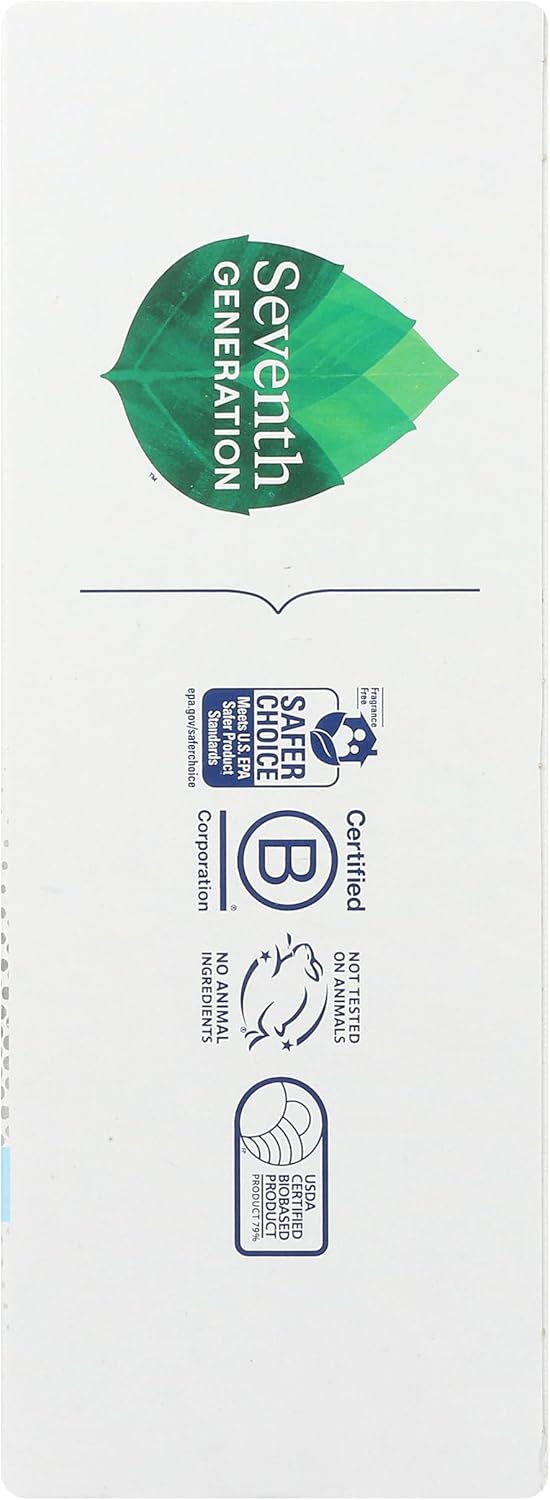 Seventh Generation Dishwasher Detergent Packs Free & Clear Pack of 2 for sparkling dishes Dishwasher tabs 45 count