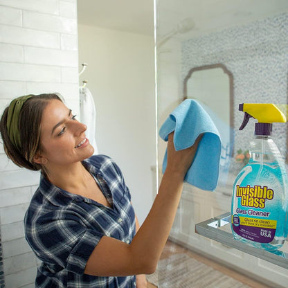 Invisible Glass 92194-2PK Premium Glass and Window Cleaner Spray – Cleans Glass, Windows, Mirrors, Shower Doors, and More – Streak-Free, Ammonia-Free, Tint-Safe – 32 fl oz (Pack of 2)