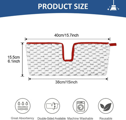 Microfiber Spray Mop Pads Compatible with Ocedar ProMist MAX Spray Mop, Reusable Mops Refill for Oceda Promist Dust Mop, Dual-Action Washable Flip Mops Pads Replacement for Dry and Wet Floor Cleaning