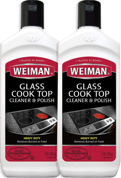 Weiman Non-Abrasive, No Scratch Induction Glass Ceramic Stove Cooktop Heavy Duty Cleaner and Polish, 20 Ounce