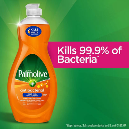 Palmolive Ultra Dish Liquid, Orange, Antibacterial, 32.5 Fl Oz (Pack of 1)