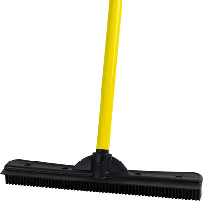FURemover Pet Hair Removal Rubber Broom, 61" Telescopic Handle